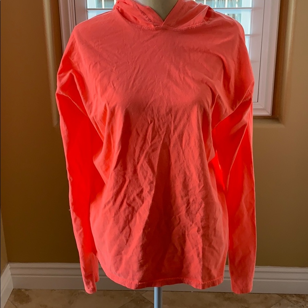Coral LS shirt with hood - Picture 1 of 4